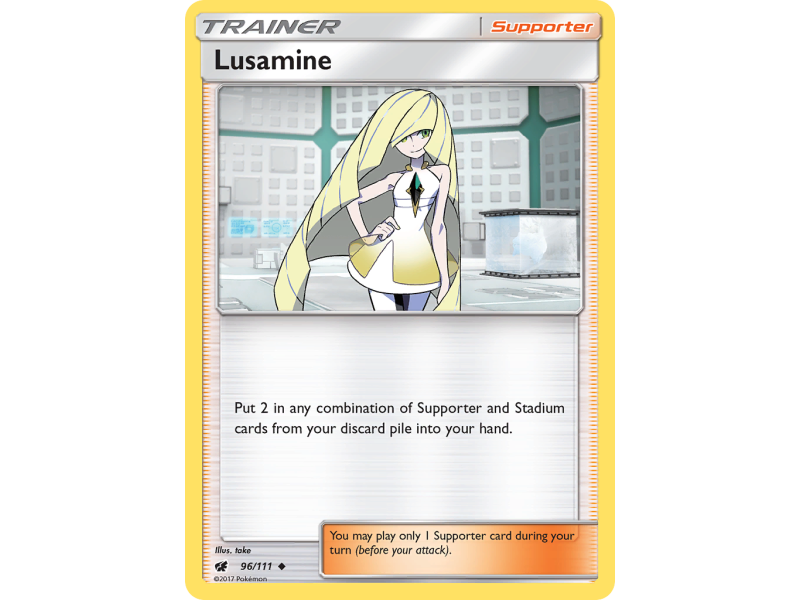Lusamine (Reverse Holo)