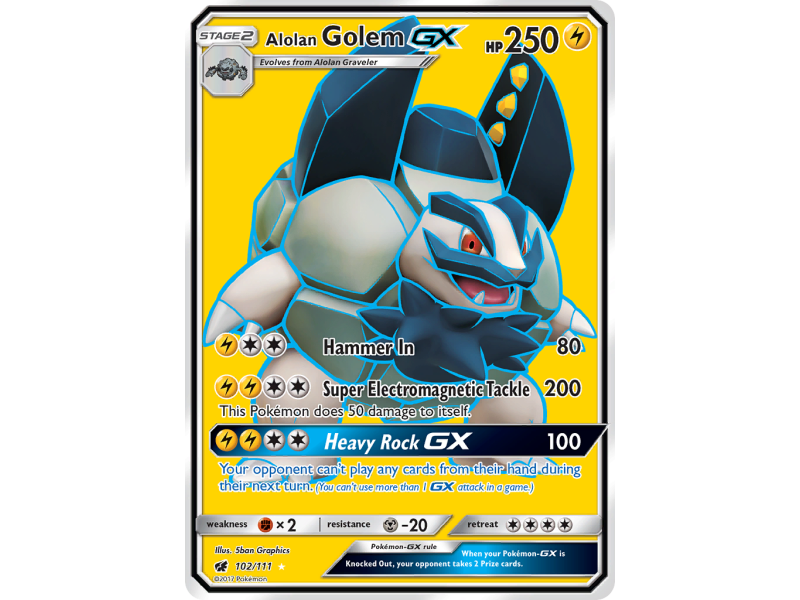 Alolan Golem-GX
