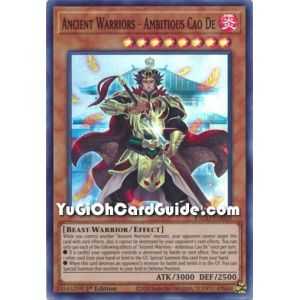 Ancient Warriors  - Ambitious Cao De (Super Rare) – Eternity Code | Carta YUGIOH en México
