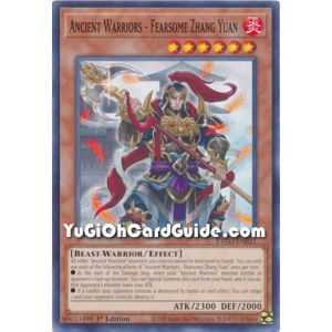Ancient Warriors - Fearsome  Zhang Yuan (Common) – Eternity Code | Carta YUGIOH en México