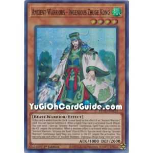 Ancient Warriors - Ingenious Zhuge Kong (Super Rare) – Eternity Code | Carta YUGIOH en México