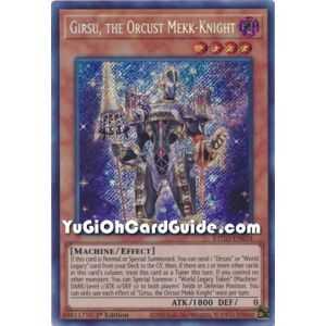 Girsu, the Orcust Mekk-Knight (Secret Rare) – Eternity Code | Carta YUGIOH en México