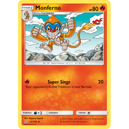 Monferno (Reverse Holo)