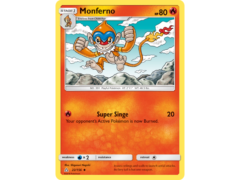 Monferno (Reverse Holo)