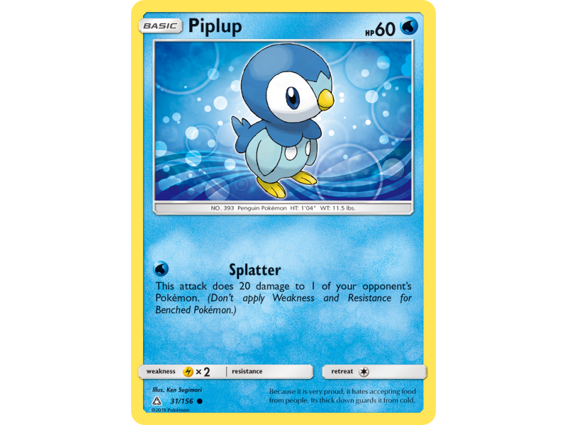 Piplup (Reverse Holo)
