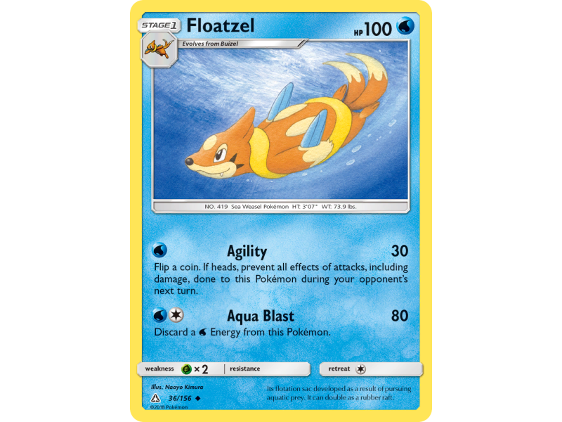 Floatzel (Reverse Holo)