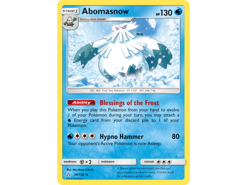 Abomasnow (Reverse Holo)