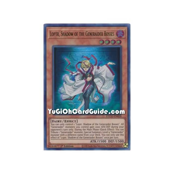 Loptr, Shadow of the Generaider Bosses (Ultra Rare) – Eternity Code | Carta YUGIOH en México