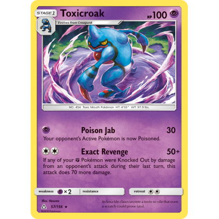 Toxicroak (Reverse Holo)