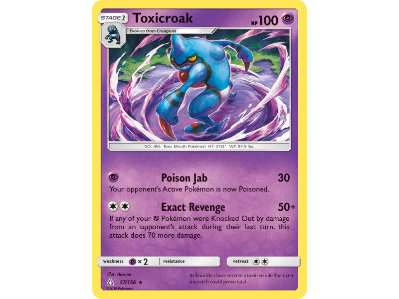 Toxicroak (Reverse Holo)