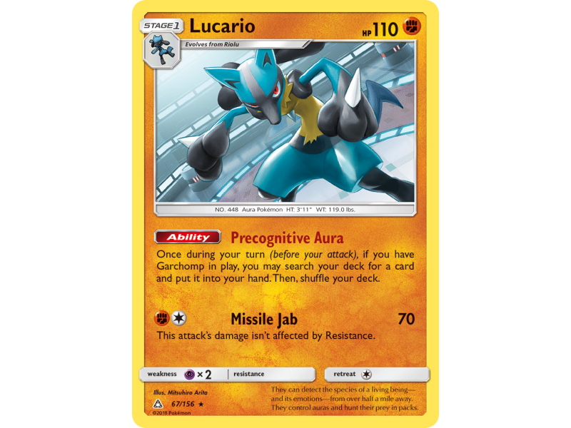 Lucario (Reverse Holo)