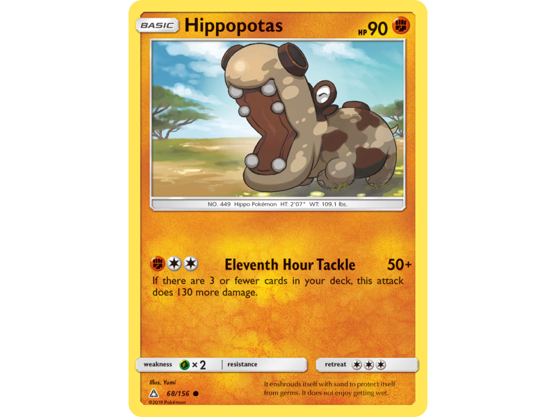 Hippopotas (Reverse Holo)