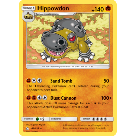 Hippowdon (Reverse Holo)