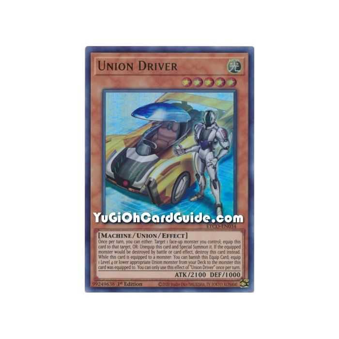 Union Driver (Ultra Rare) – Eternity Code | Carta YUGIOH en México
