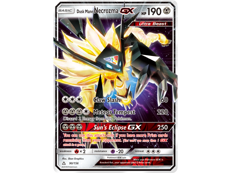 Dusk Mane Necrozma-GX (Holo)