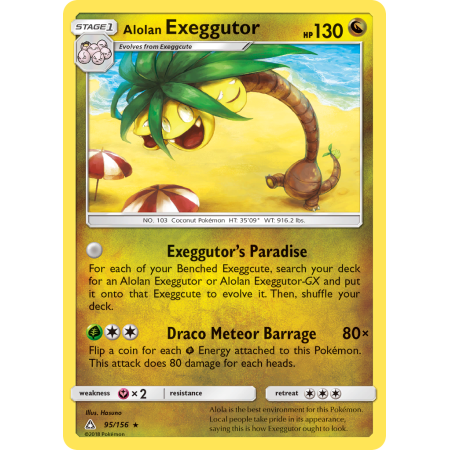 Alolan Exeggutor (Reverse Holo)