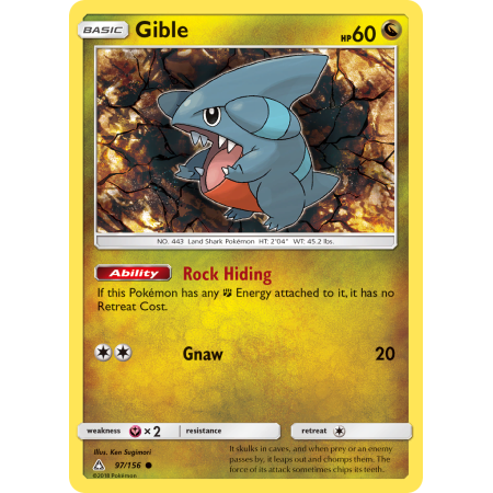 Gible (Reverse Holo)