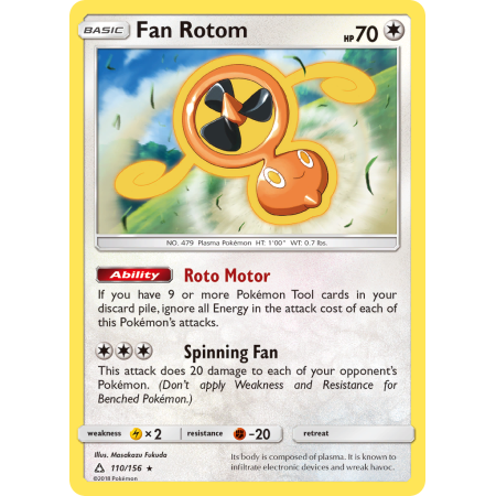Fan Rotom (Reverse Holo)