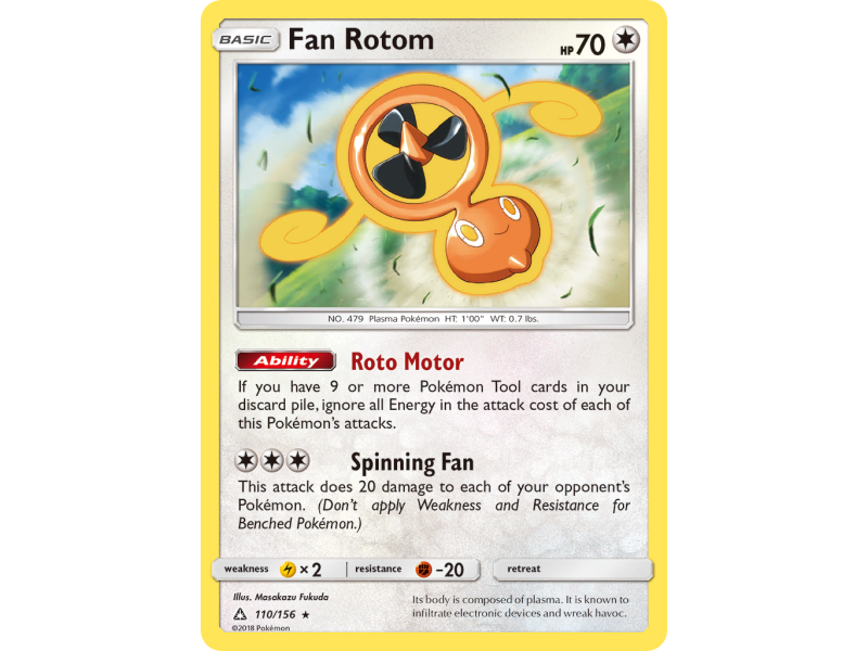 Fan Rotom (Reverse Holo)