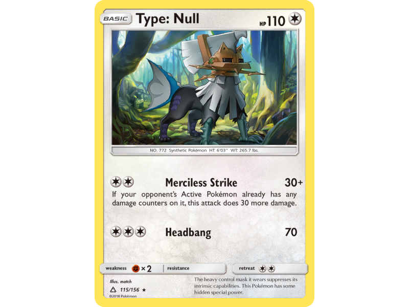 Type: Null (Reverse Holo)