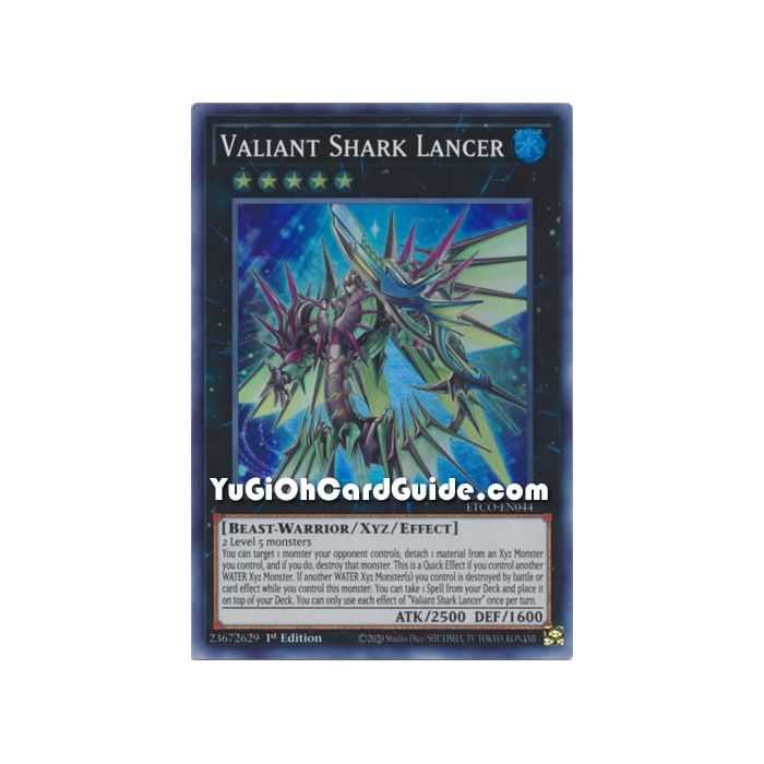 Valiant Shark Lancer (Super Rare) – Eternity Code | Carta YUGIOH en México