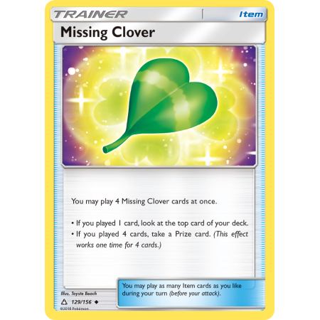 Missing Clover (Reverse Holo)