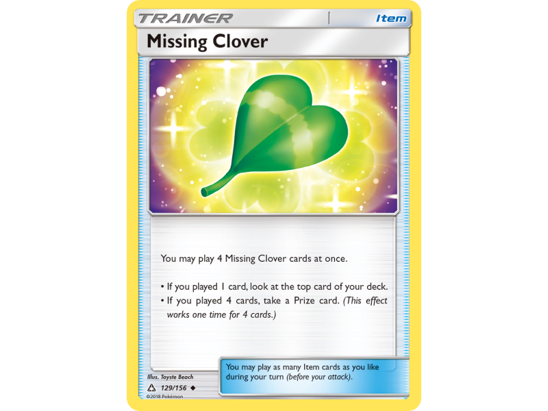 Missing Clover (Reverse Holo)