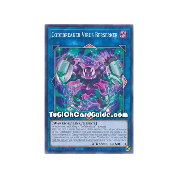 Codebreaker Virus Berserker (Common) – Eternity Code | Carta YUGIOH en México