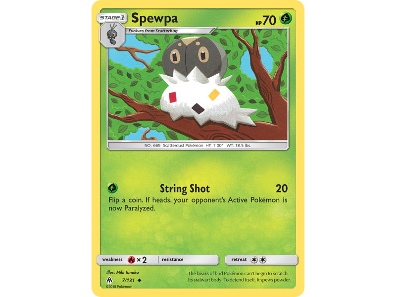 Spewpa (Reverse Holo)