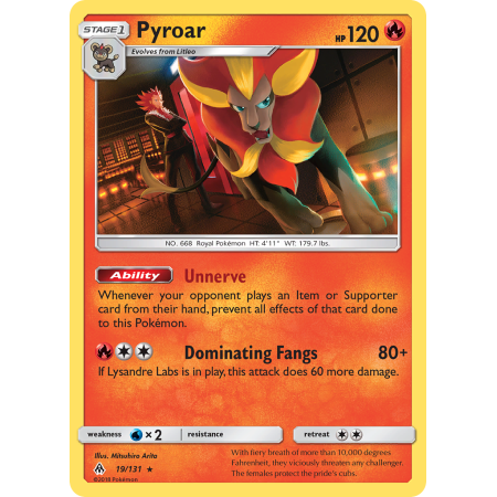 Pyroar (Reverse Holo)