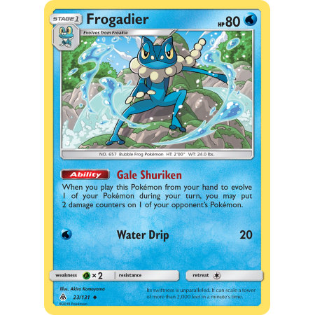 Frogadier (Reverse Holo)