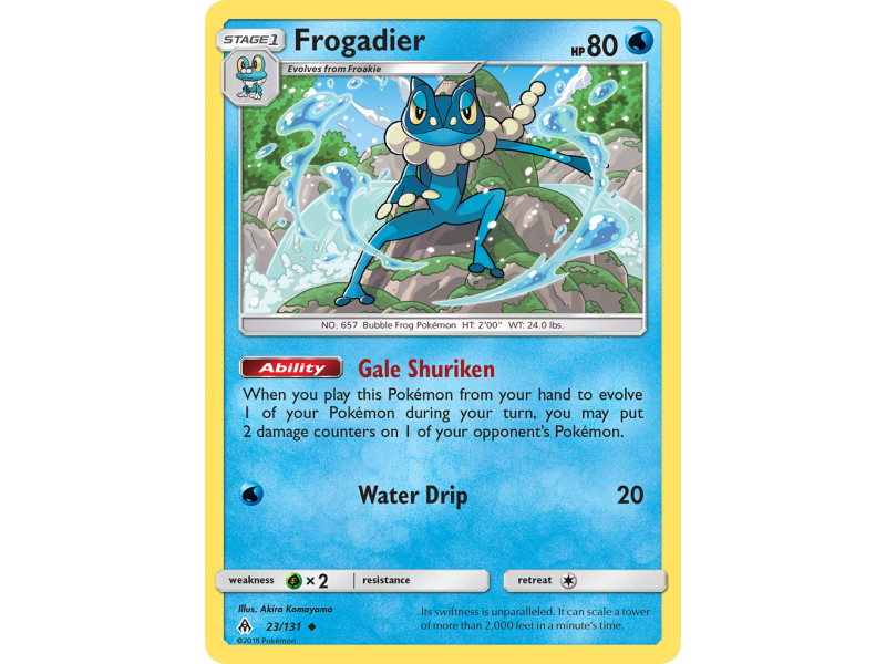 Frogadier (Reverse Holo)