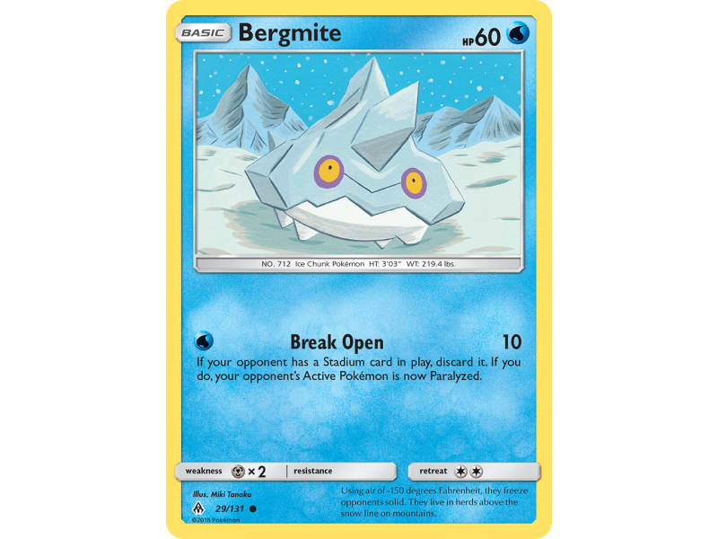 Bergmite (Reverse Holo)
