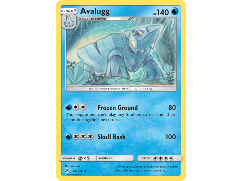 Avalugg (Reverse Holo)