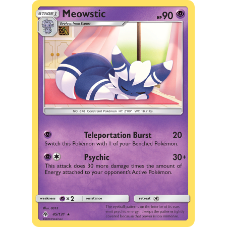 Meowstic (Reverse Holo)