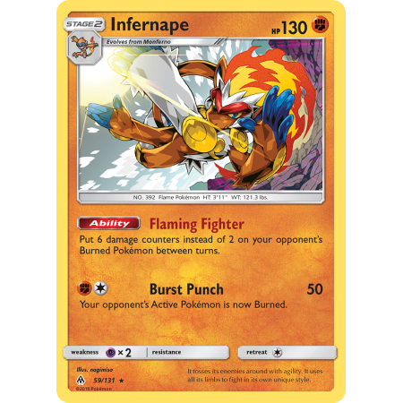 Infernape (Reverse Holo)