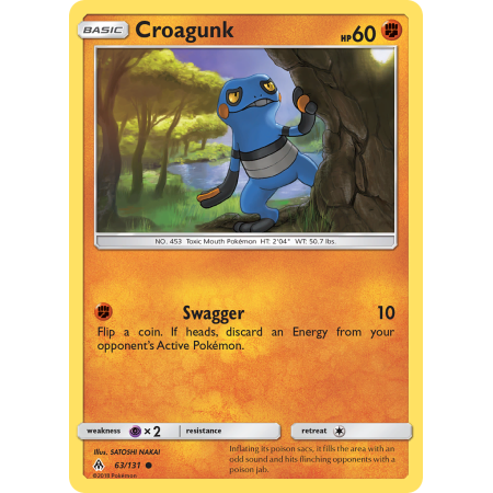 Croagunk (Reverse Holo)