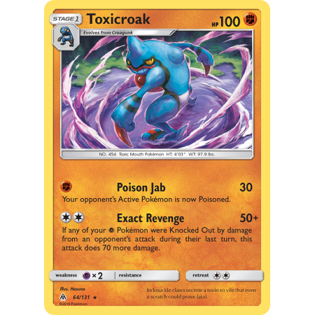 Toxicroak (Reverse Holo)