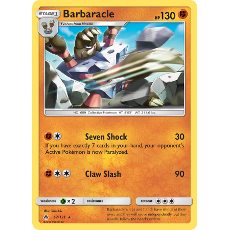 Barbaracle (Reverse Holo)