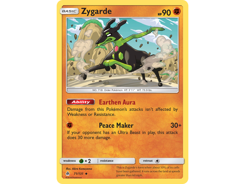 Zygarde (Reverse Holo)