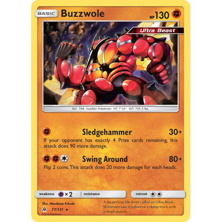 Buzzwole (Reverse Holo)