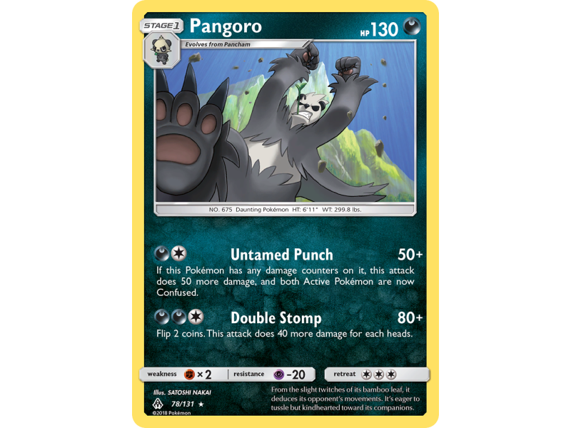 Pangoro (Reverse Holo)