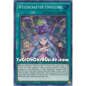 Witchcrafter Unveiling (Super Rare) – Eternity Code | Carta YUGIOH en México