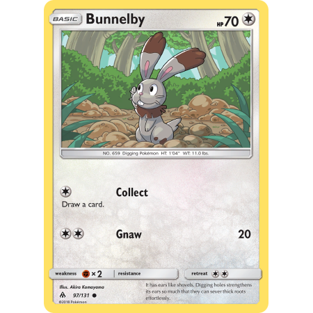 Bunnelby (Reverse Holo)