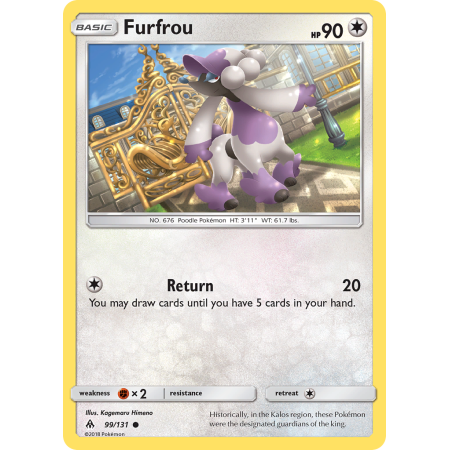 Furfrou (Reverse Holo)