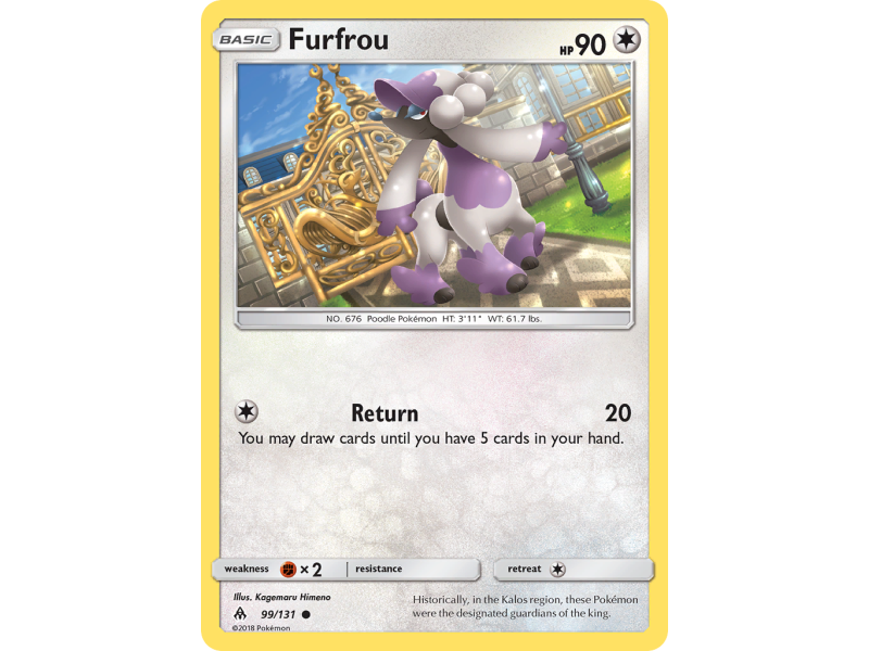 Furfrou (Reverse Holo)