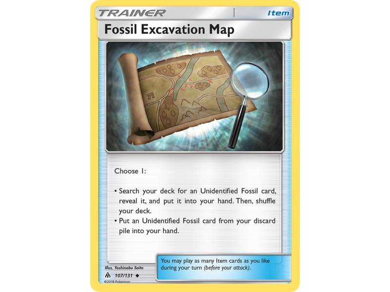 Fossil Excavation Map