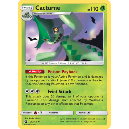 Cacturne (Reverse Holo)