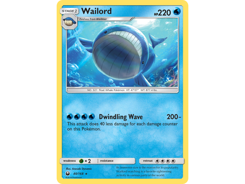 Wailord (Reverse Holo)
