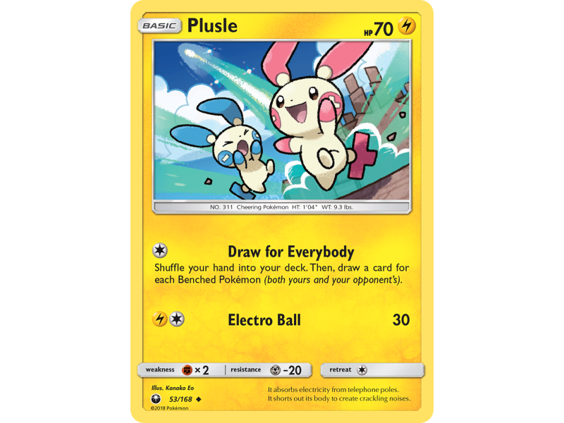 Plusle (Reverse Holo)